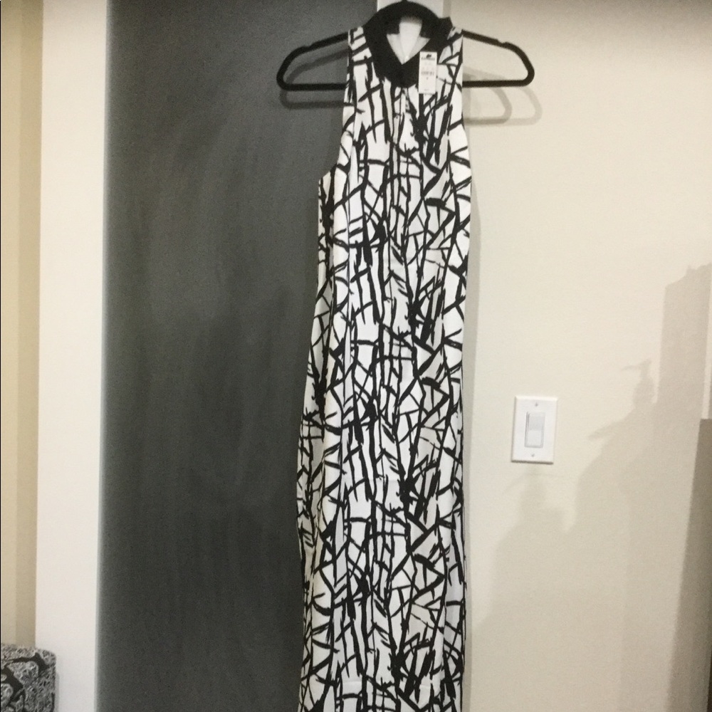 Express Column print maxi dress
